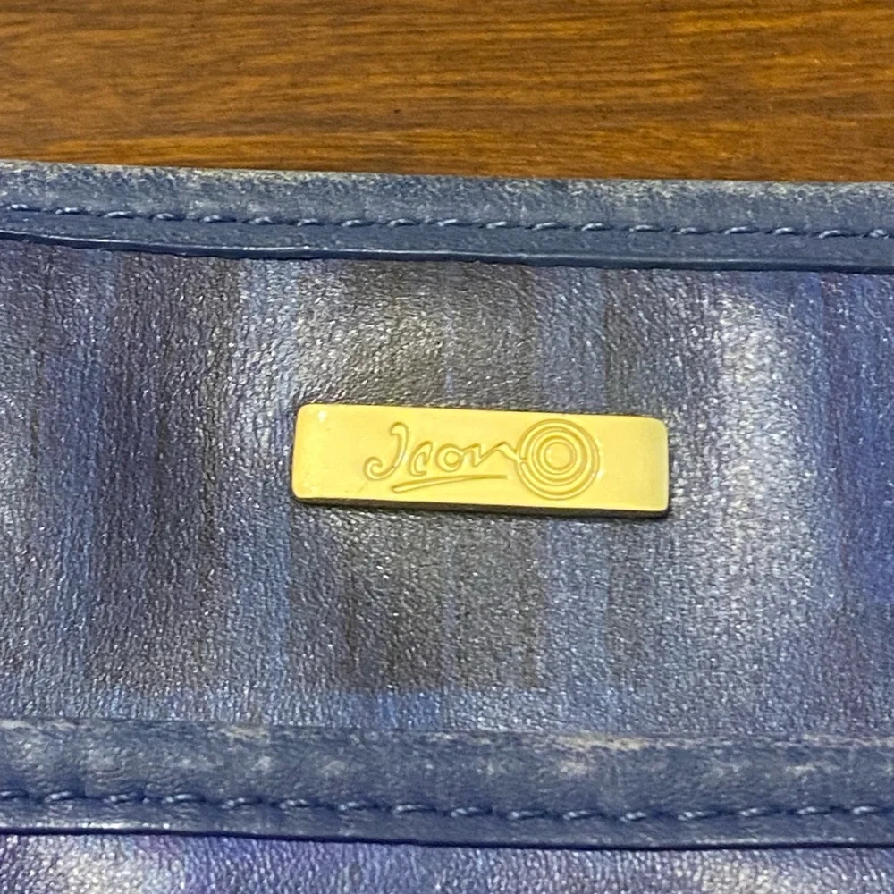 Jeon los Angeles Blue Crossbody Bag with Colorful Design - Picture 2 of 7